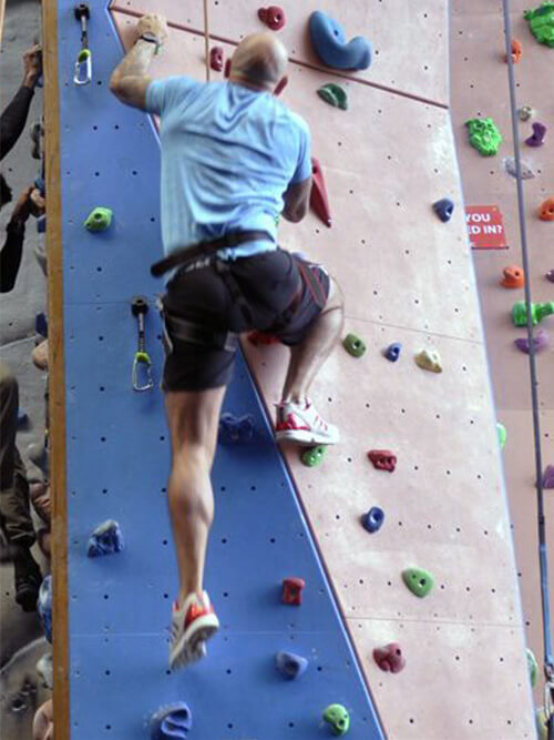 Dan Climbing
